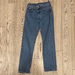 Levi's Classic 501 Original Fit Blue Denim Jeans